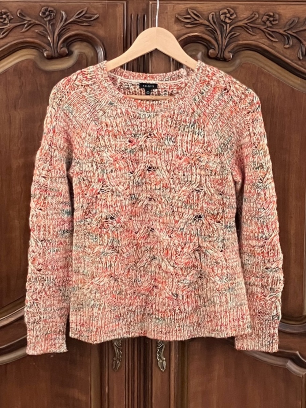 Talbots | Textured Wool Blend Sweater | Multicolor | XS